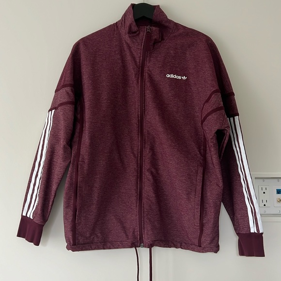 Adidas Originals Men's Burgundy Jacket - Picture 1 of 4